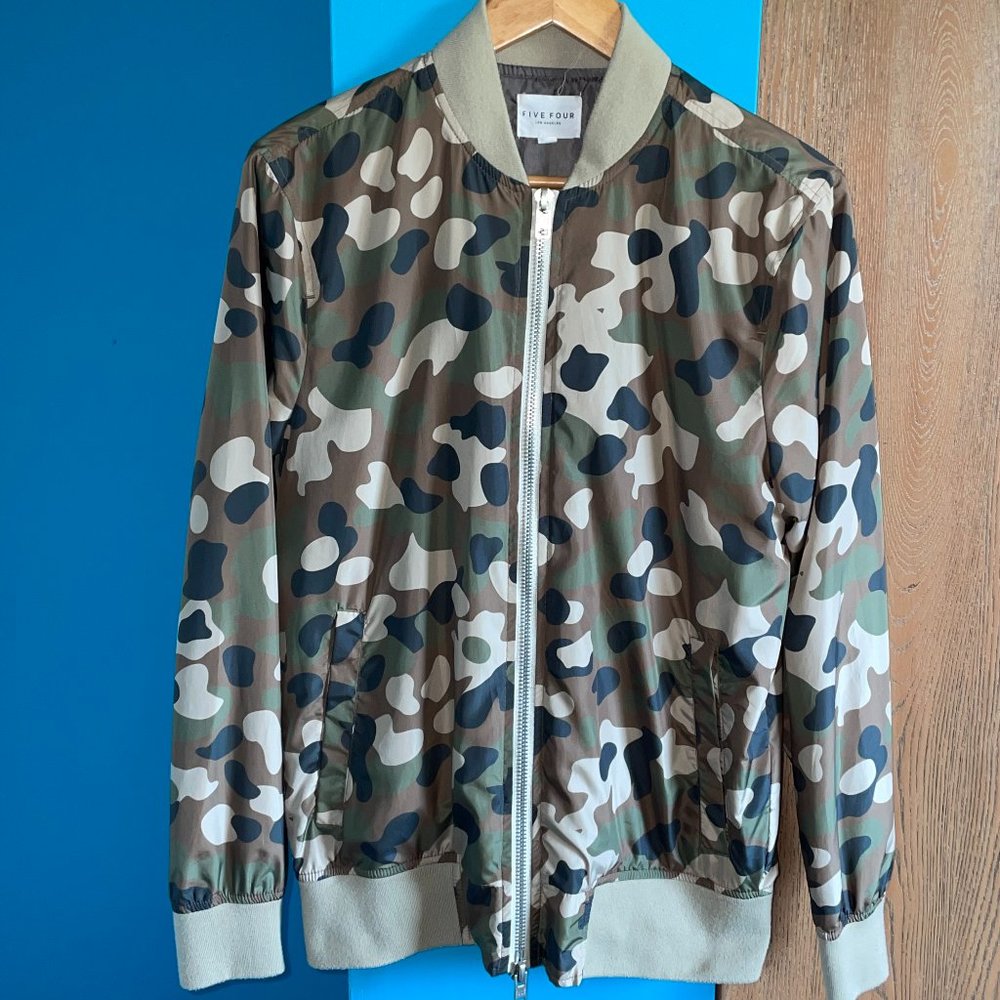 Men's Camo Bomber Jacket